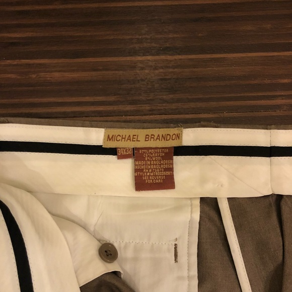 Men’s pleated dress pants - Picture 4 of 4